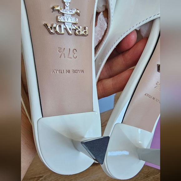 Prada Patent leather slingbacks 37.5 - Picture 7 of 13